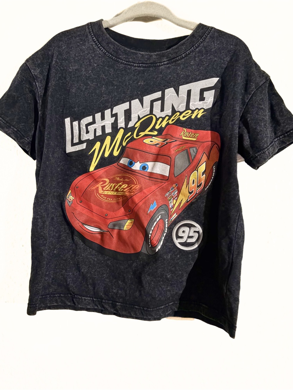 Disney Lightning McQueen Tee with Red Graphic